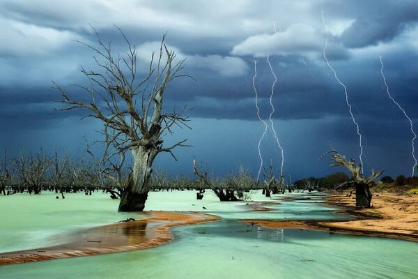Самые крупные озёра Австралии с фото и описанием - Менинди