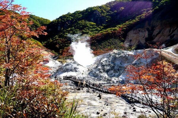 Природные достопримечательности Японии с фото и описанием - Адская Долина Дзигокудани