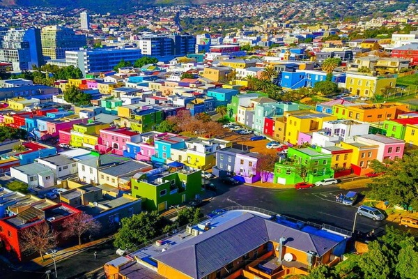 Города с цветными домами с фото и описанием - Кейптаун, район Бо-Каап