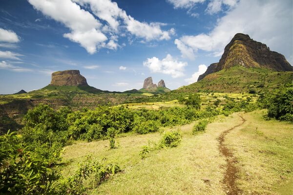 Красивые места Африки с фото и описанием - Сыменские горы