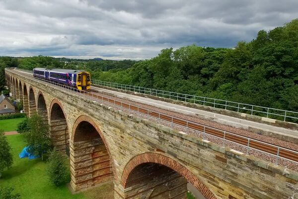 Лучшие маршруты путешествия на поезде по Шотландии - Пограничная железная дорога (Borders Railway)