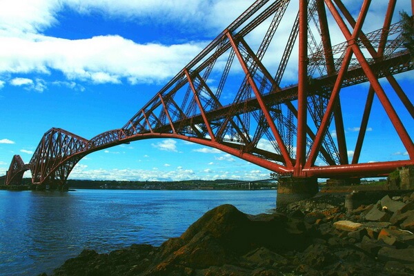 Лучшие маршруты путешествия на поезде по Шотландии - Ж/д маршрут Эдинбург-Инвернесс, мост через Форт