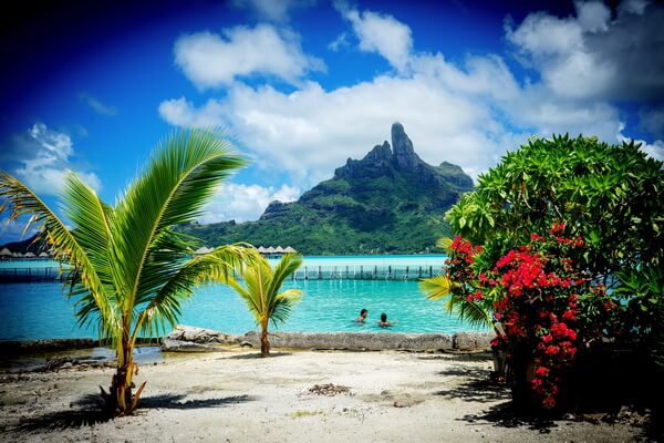 Райские острова в Тихом океане - Бора-Бора (Французская Полинезия)