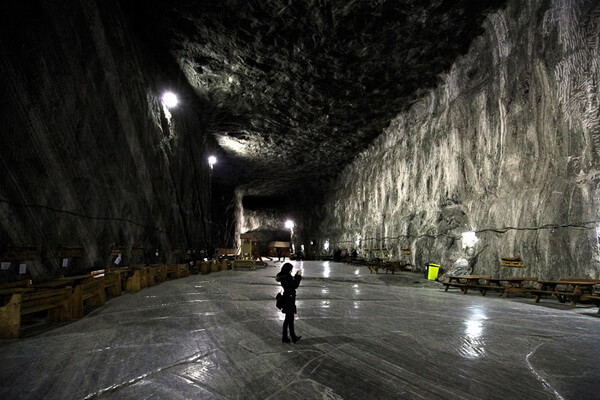 Соляные пещеры Прайд в Румынии