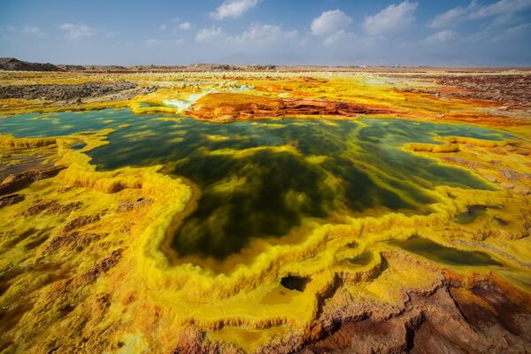 Эфиопский вулкан Даллол - красивые фото