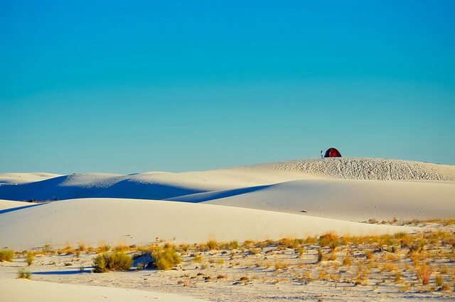 Белые пески в США: уникальная пустыня Нью-Мексико